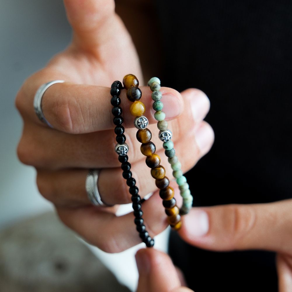 "CASTIARI" TIGER EYE BRACELET