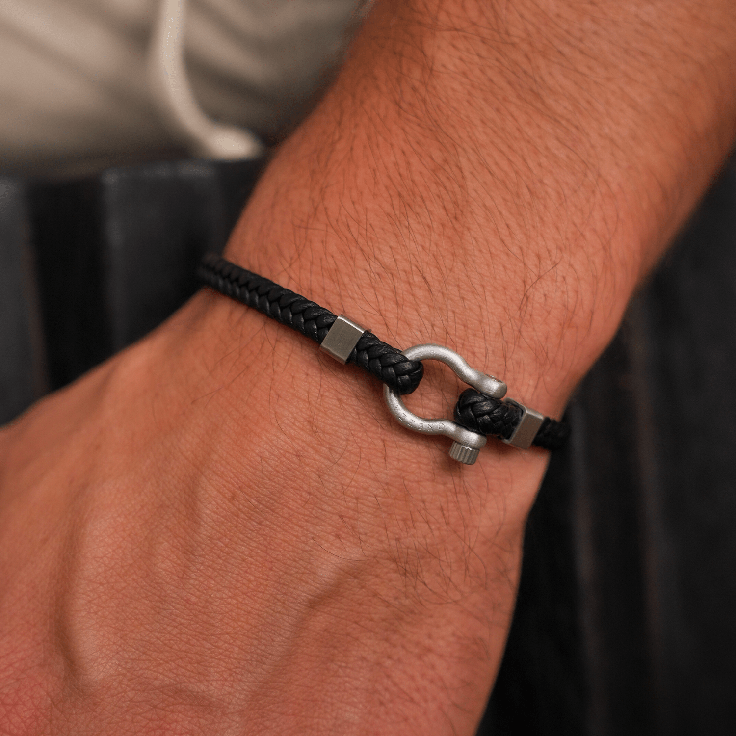 "CALCCI" LEATHER BRACELET