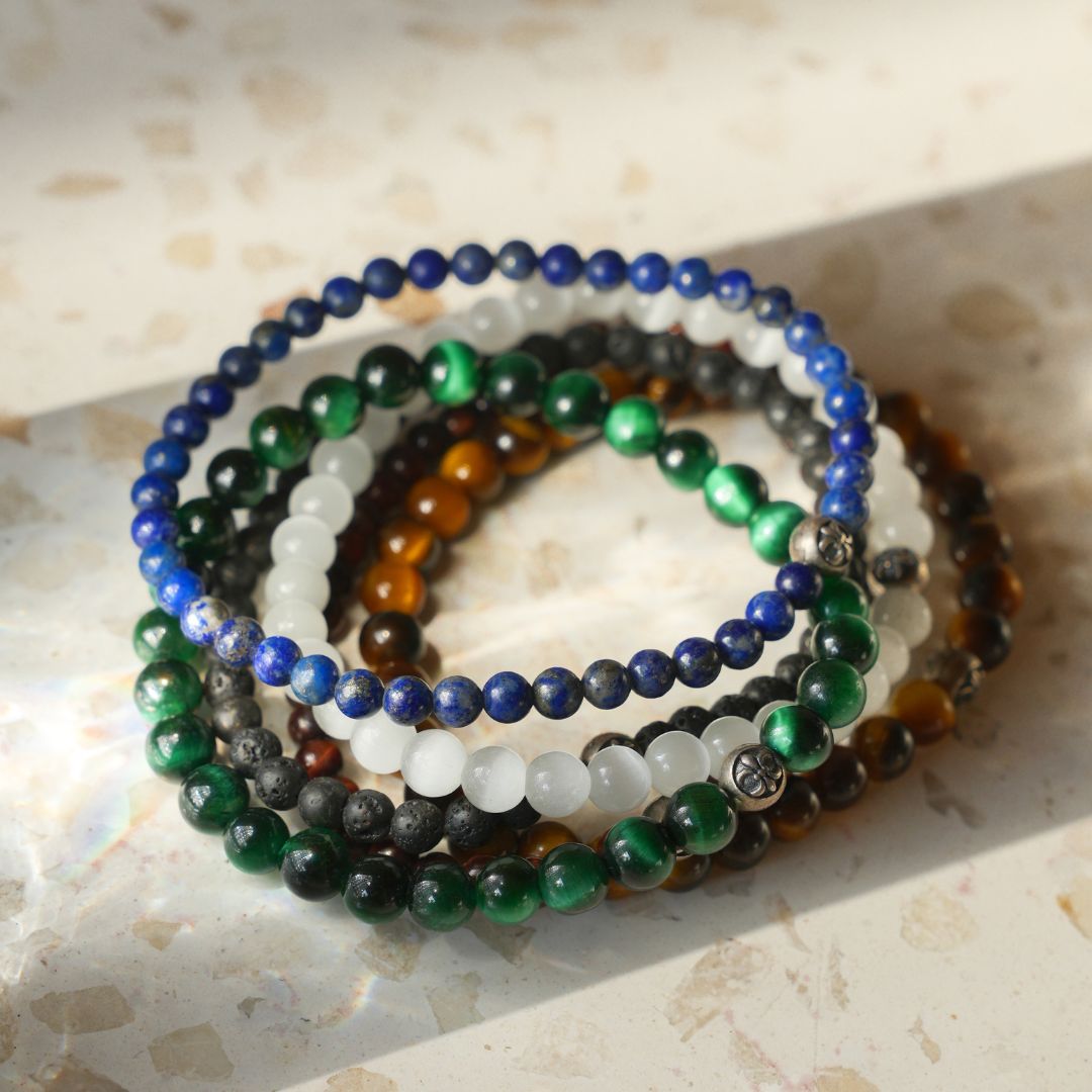 "ALIONI" GREEN TIGER EYE BRACELET